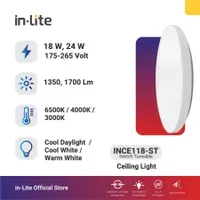 Jual Lampu & Armatur In-Lite Ceiling Switch Tuneable / INCE118-ST / 18 Watt-1