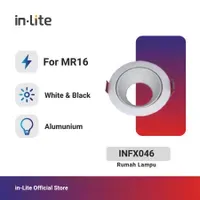 Jual Lampu & Armatur In-Lite INFX046 / for Modul (MR16) - Black-1