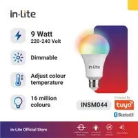 Jual Lampu & Armatur In-Lite INSM044 / 9 Watt / Smart Bulb-1