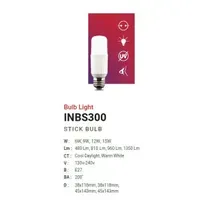 Jual Lampu & Armatur In-Lite Stick Bulb / INBS300 / 9 Watt-1