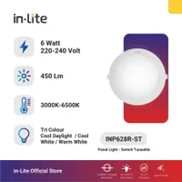 Jual Lampu & Armatur In-Lite Switch Tuneable Panel Light / INPS628R ST / 6 Watt - Default-1