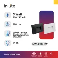 Jual Lampu & Armatur In-Lite Wall Light / INWL238 / 3 Watt - White-1