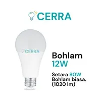 Jual Lampu & Armatur Luxmenn LED CRA - BD012D / 12 Watt / Lampu Bohlam - Putih ( 6000k )-1