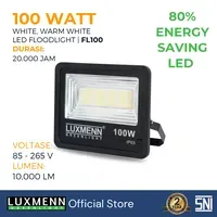 Jual Lampu & Armatur Luxmenn LED LUX - FL100 / 100 Watt / Lampu Sorot Flood Light - Kuning ( 3000k)-1