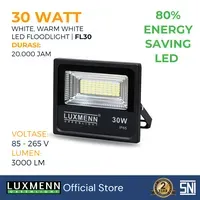 Jual Lampu & Armatur Luxmenn LED LUX - FL30 / 30 Watt / Lampu Sorot Flood Light - Putih ( 6000k )-1
