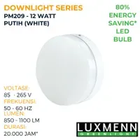Jual Lampu & Armatur Luxmenn LED LUX - PM209 / 12 Watt / Lampu Downlight Outbow / Bulat - Putih ( 6000k )-1