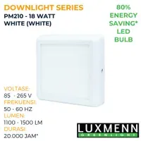 Jual Lampu & Armatur Luxmenn LED LUX - PM210 / 18 Watt / Lampu Downligt Outbow / Kotak - Kunig ( 3oook )-1