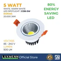Jual Lampu & Armatur Luxmenn LUX-COB / 5 Watt - Tipe Spotlight - Putih 6000k-1