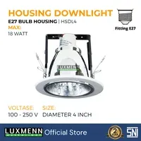 Jual Lampu & Armatur Luxmenn LUX-HSDL / 4 Inch / Housing Downlight / E27 - 4 Inch-1