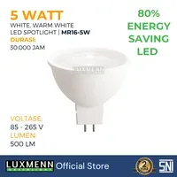 Jual Lampu & Armatur Luxmenn LUX-MR16 / 5 Watt - Tipe Spotlight - Kuning 3000k-1