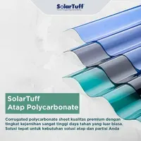 Jual Polycarbonate Solartuff Greca - Bronze, Panjang 2,4m-1