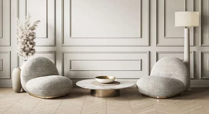 10 Inspirasi Wall Moulding Ruang Tamu yang Menarik