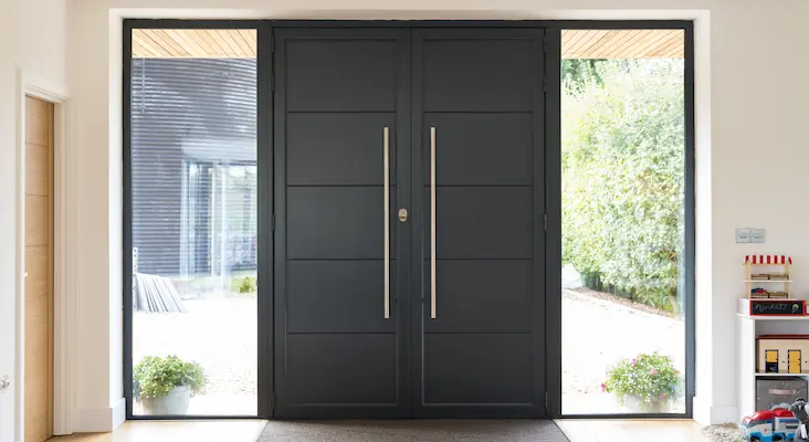 inspirasi model pintu aluminium agar rumah mewah