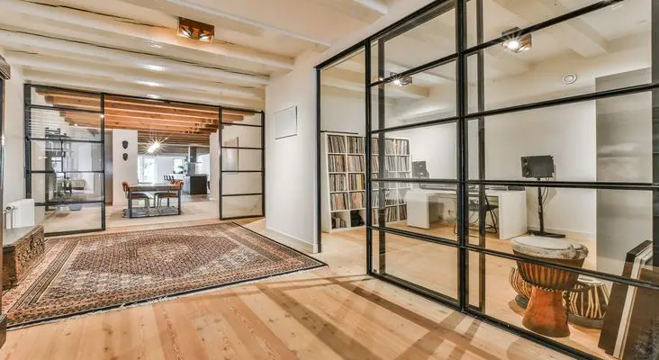 Model Partisi Ruang Tamu dan Ruang Keluarga