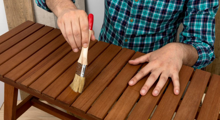 cara melapisi triplek dengan resin