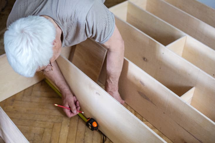 cara membuat rak sepatu dari triplek