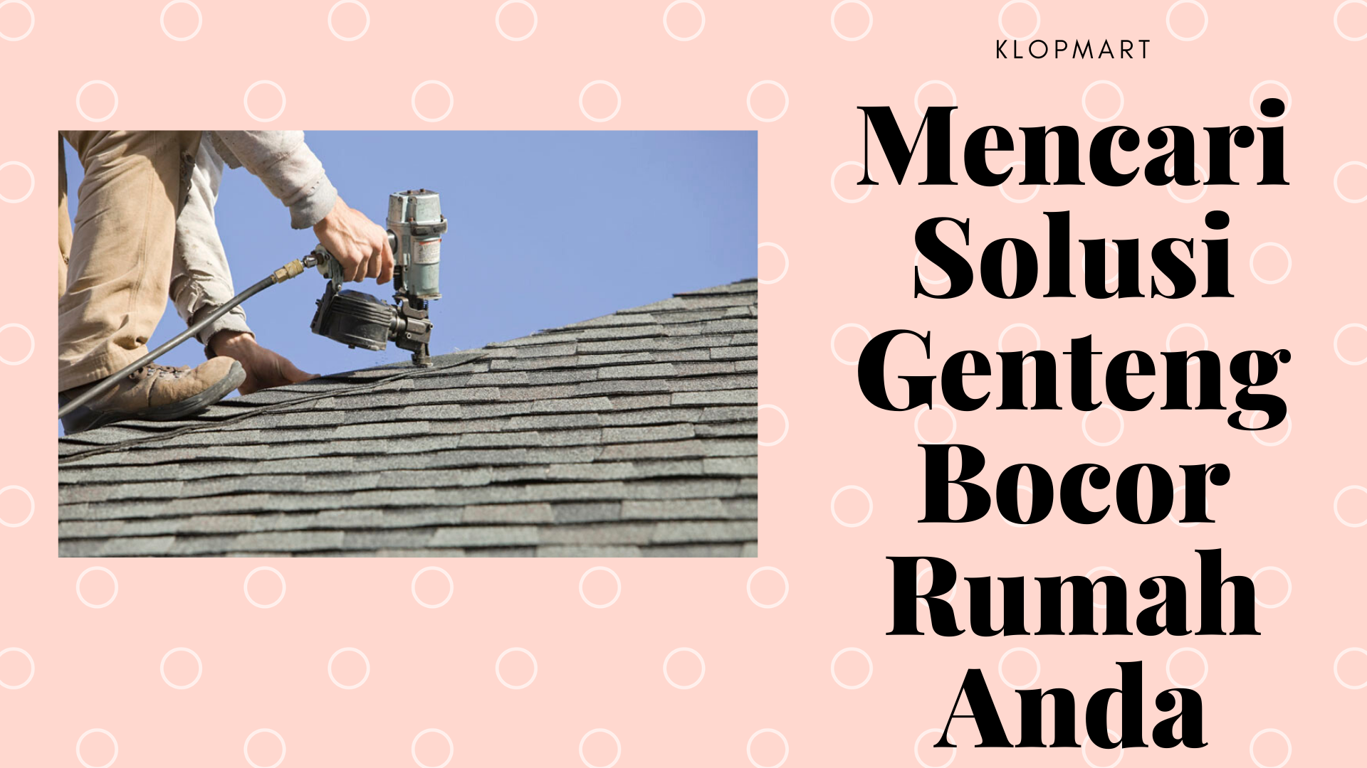 cara mengatasi genteng bocor